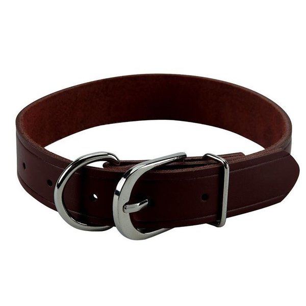 Pdq Boss Pet  Hunting Collar, 19 in L Collar, 1 in W Collar, Leather, Brown 30019